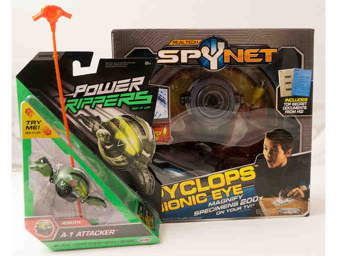 Spy Net Bionic Eye+A1 Power Rippers+Papa Smurf/Smurfwillow (2)+Hefty Smurf/Smurfstorm (2)