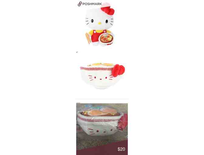 Hello Kitty 8' Reversible Plush: Ramen