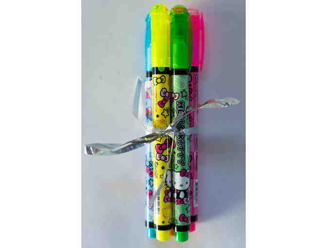 Hello Kitty School Set:3 Hello KittyxTokidoki Pencils+Highlighters+Calculator+Stickers