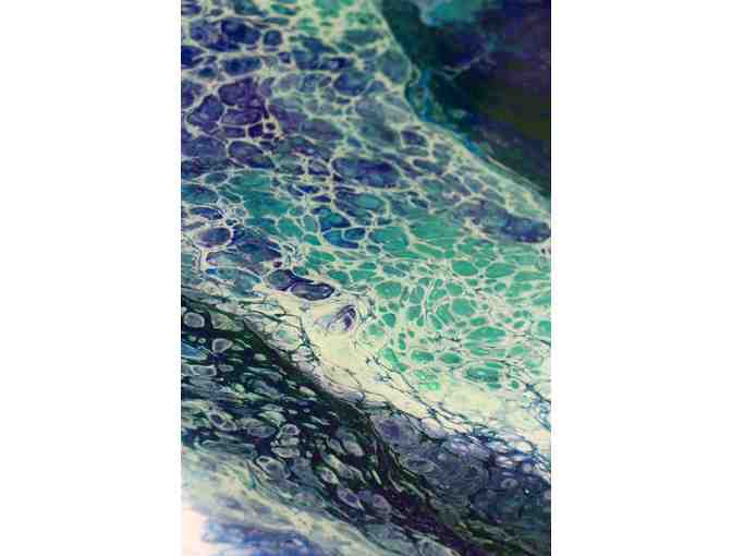 The Great Wave Acrylic Painting by Mr. Charles' Class