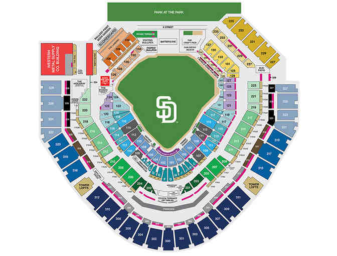 4 Padres Tickets + Trevor Hoffman Signed Baseball Cap