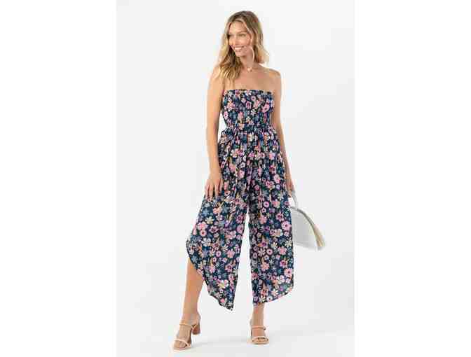 Tiare Hawaii - Hoku Jumpsuit Wildflowers in Navy - One Size