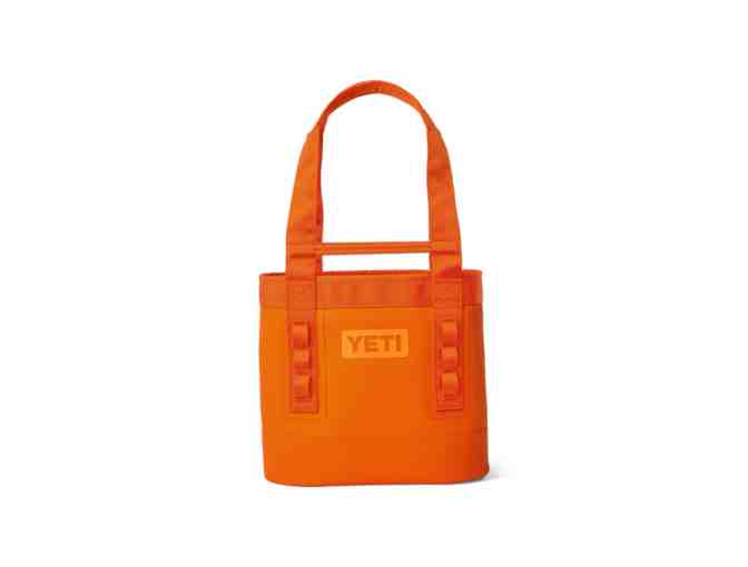 Yeti Camino Carryall 20 and Yeti 25 oz Rambler with straw lid - King Crab Orange