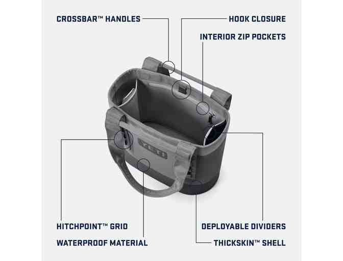 Yeti Camino Carryall 20 and Yeti 25 oz Rambler with straw lid - King Crab Orange