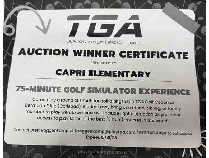 Golf Basket by Sra. Martinez's Class