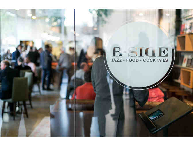 Dinner at B-Side and SFJAZZ Tickets to 'Jose James Celebrates Bill Withers' for 4!