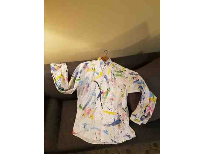 One-of-a-Kind Artist's Tuxedo Shirt