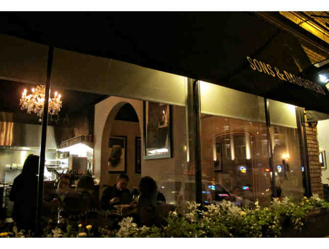 Unforgettable Dinner for Two at Sons & Daughters