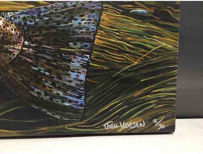 'Spring Creek Stealth' canvas print by Josh Udesen