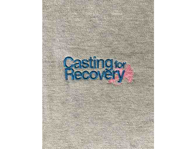 Premium Double L Polo with Custom CfR Logo - Light Grey Men's Size Medium