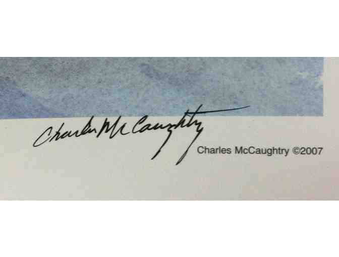 'New Year Morning' - lithograph by Charles McCaughtry