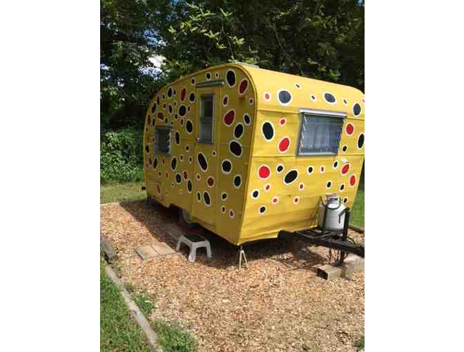 Vintage Camper Stay and Fly Fishing Instruction