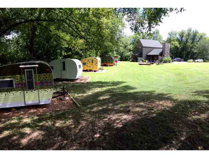 Vintage Camper Stay and Fly Fishing Instruction