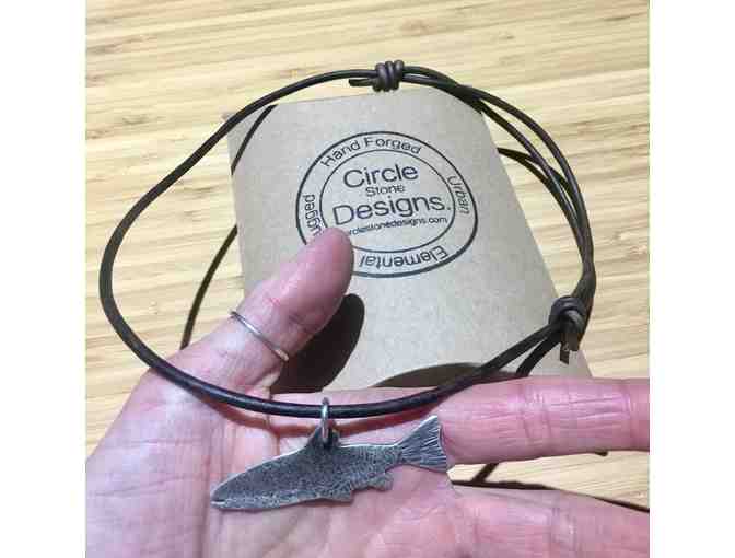 Catch and Release Trout Necklace - Sterling Silver