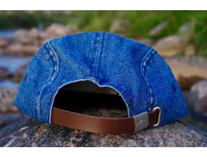 Mandy K. Hertzfeld Fly Art's Denim Brook Trout Five Panel hat