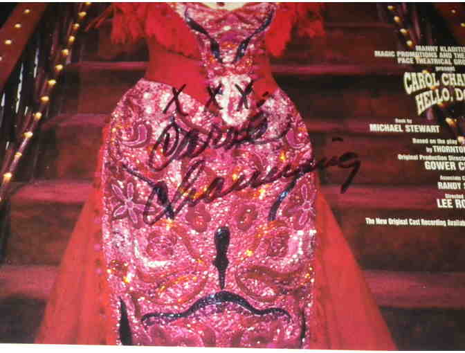 Autographed (Carol Channing) Broadway Tour Poster: HELLO DOLLY