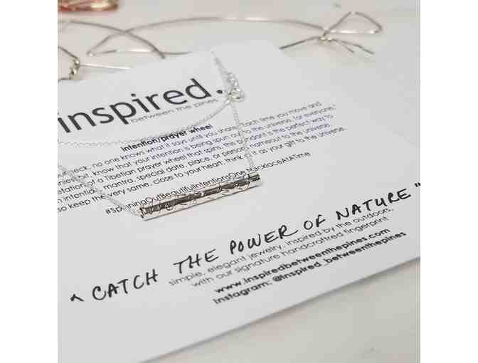 Prayer Wheel Necklace by Inspired between the Pines