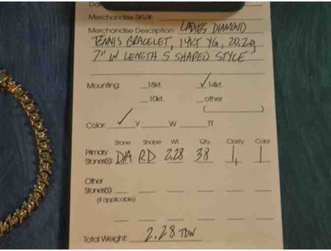 Ladies Diamond Tennis Bracelet