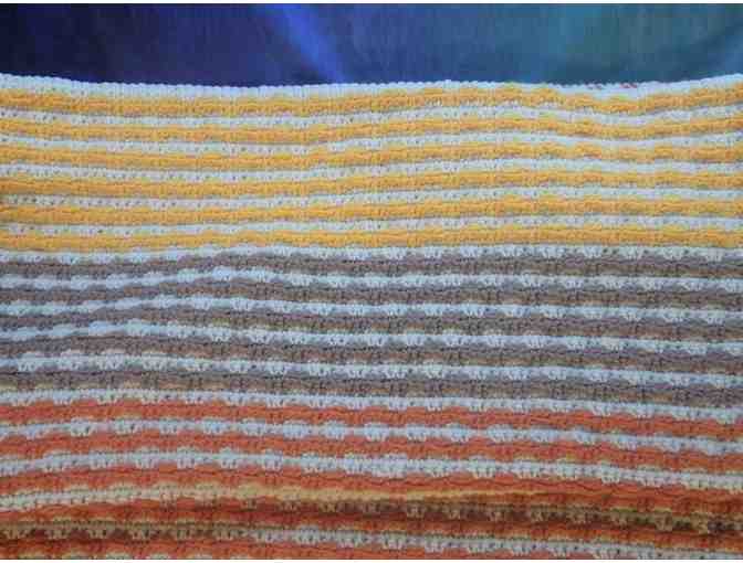 Handmade Mosaic Crochet Afghan - 50' x 70'