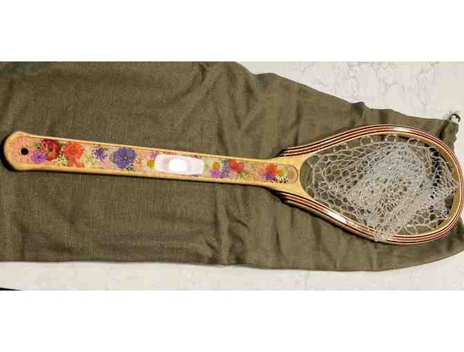 Custom Designed Landing Net by PJ's Fine Bamboo ~ Featuring CfR's logo!