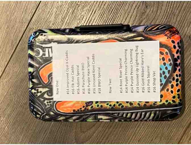 Box full of 210 Hand Tied Flies