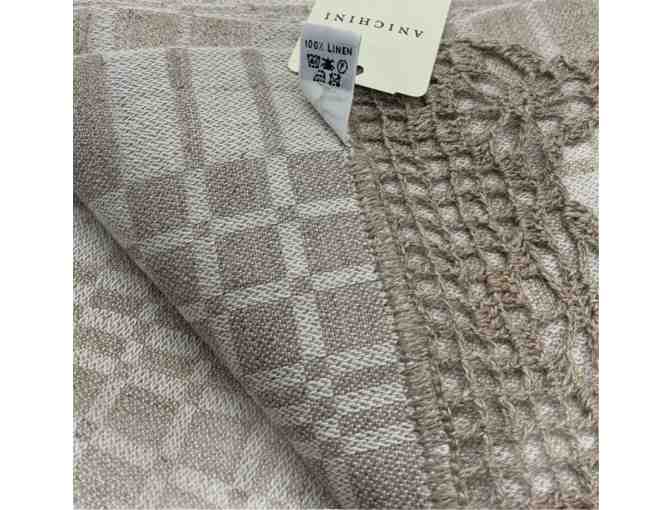 Anichini Linen Table Runner