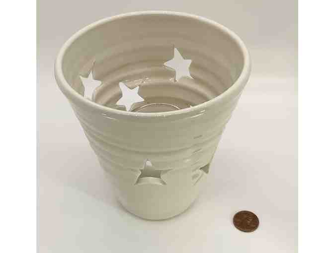 Set of 3 Porcelain Luminaries