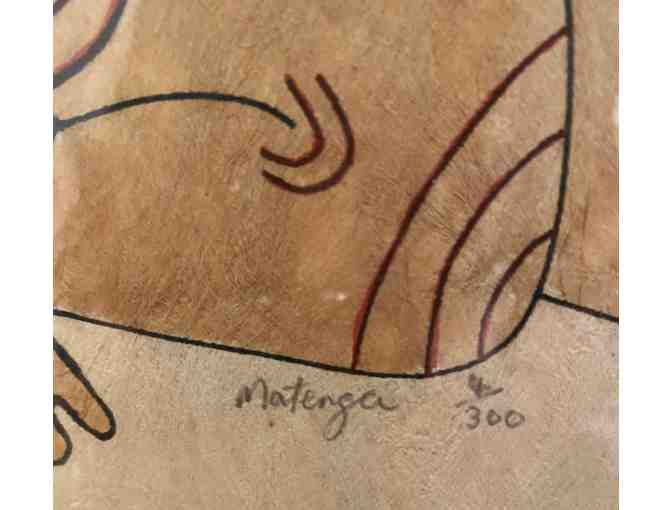 'Gathering of Women' - Traditional Fijian Print by Matenga Kingi