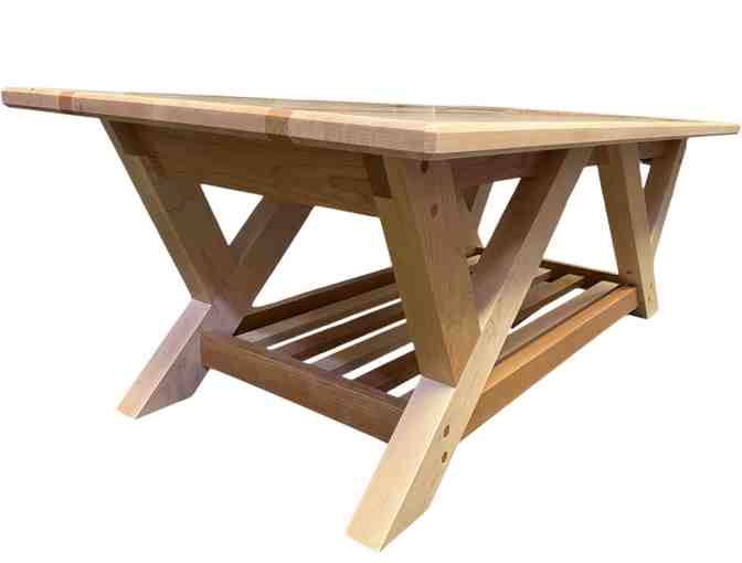 Maple and Cherry Diamond Coffee Table