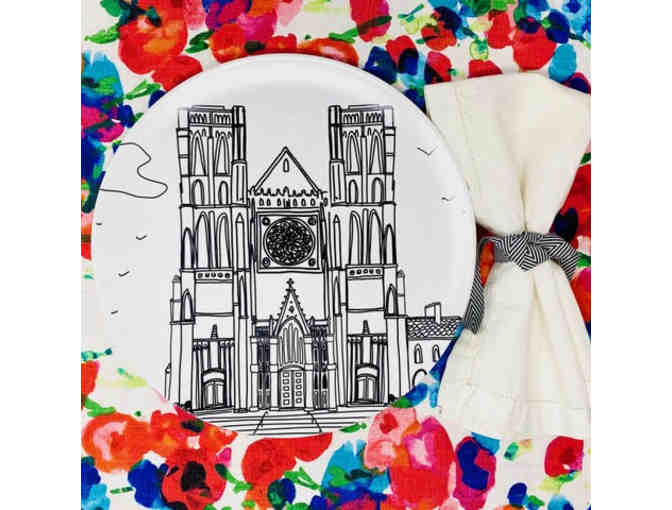 Grace Cathedral Plates by Michele Bell (set of 4)
