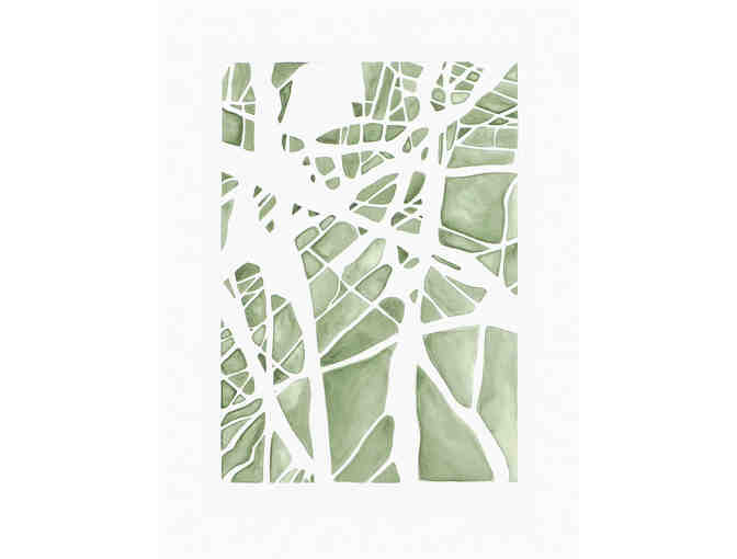 Farell Beam Studio - Framed Set of Two Prints ('Verte I and II Series Print')