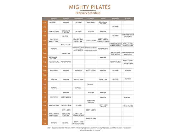 Mighty Pilates - 3 Private Sessions