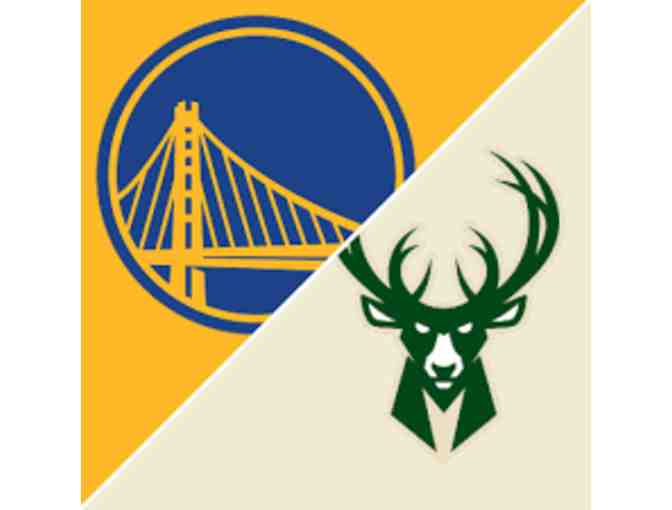 Warriors vs. Milwaukee Bucks on Sat. March 12 - Two 3rd Row Seats w/ Chase Club Access