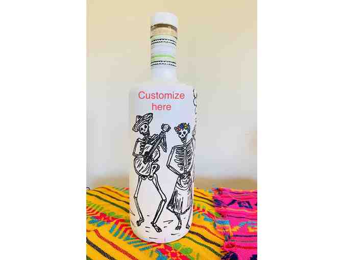Customizable 21 Seeds Tequila Bottle by Michele Bell