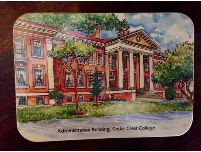 Cedar Crest College Coaster Set