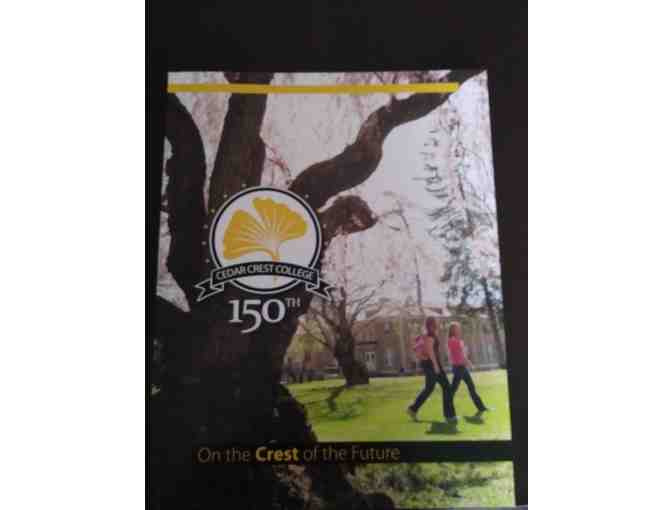 Cedar Crest College On the Crest of the Future 105th Memory Book and Wine Set