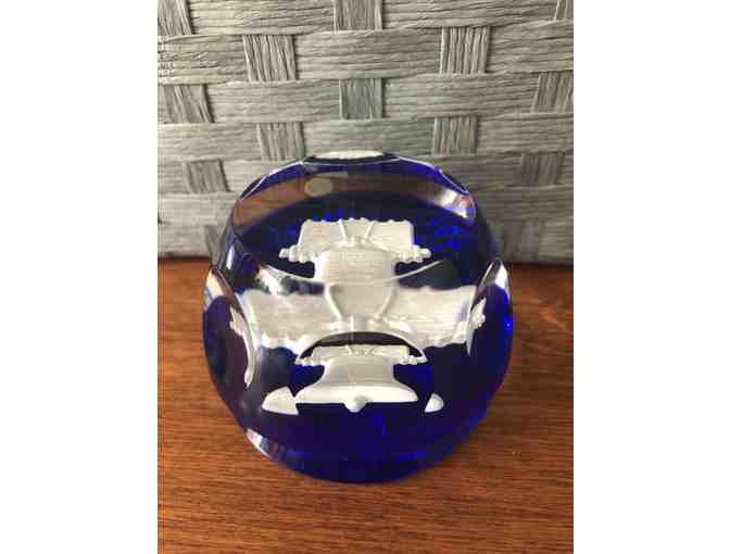 Baccarat Liberty Bell Paperweight