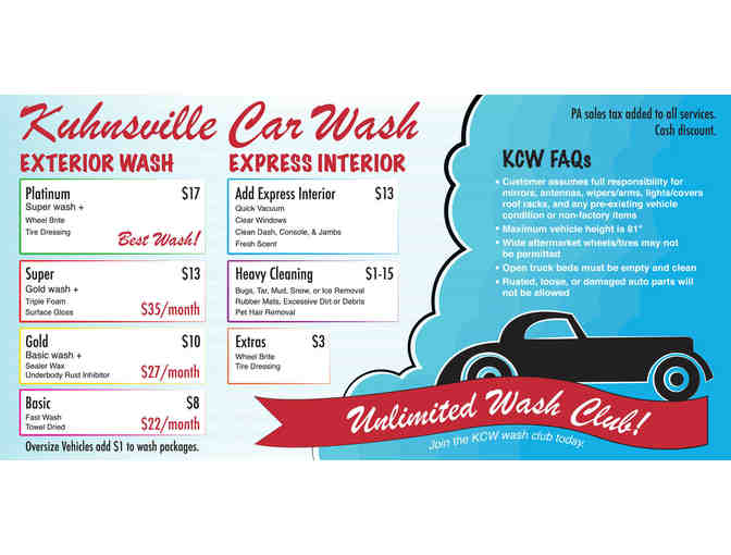 Two Month's of Unlimited Basic Car Wash