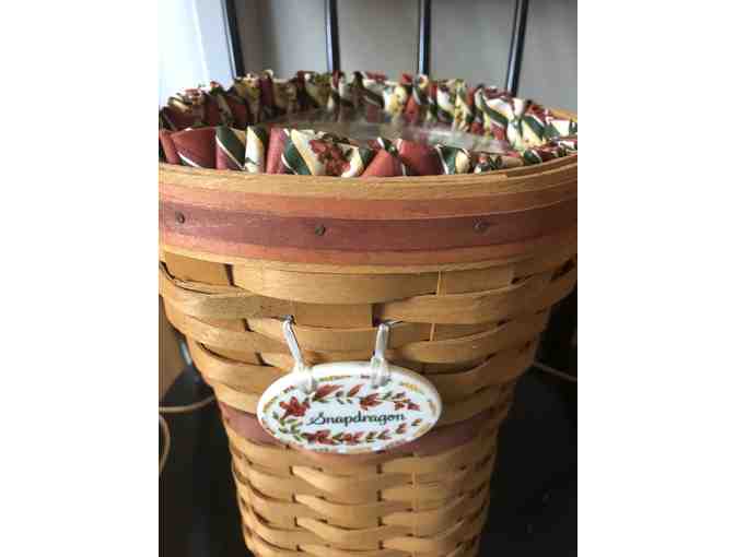 Longaberger Basket: Snapdragon