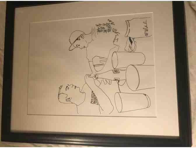 Set of Framed Sketches by Mychaelyn Michalec