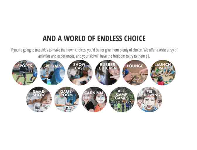 Steve & Kate's Camp - 5 days