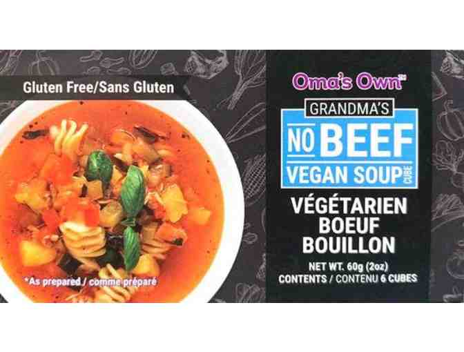 Oma's Own Gluten-Free Noodle Cups, Mango Chips, and Bouillon Cubes (C)