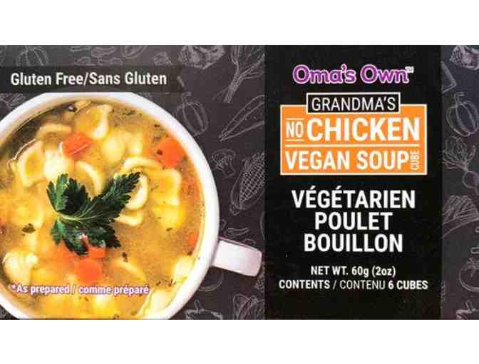 Oma's Own Gluten-Free Noodle Cups, Mango Chips, and Bouillon Cubes (G)