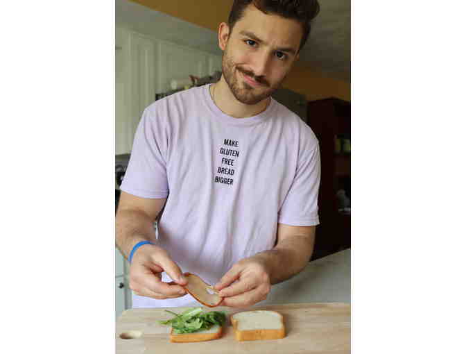 Make Gluten-Free Bread Bigger T-Shirt (Large) + $25 Total Wine Gift Card