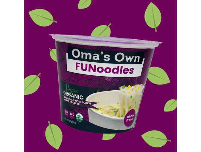 Oma's Own Gluten-Free Noodle Cups, Mango Chips, and Bouillon Cubes (G)