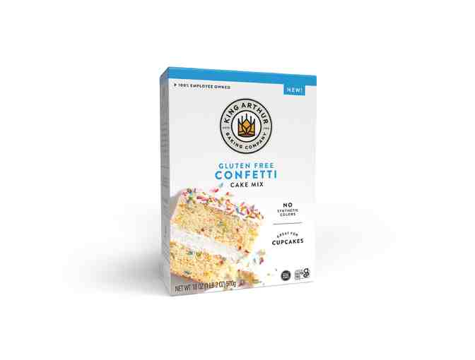 $400 King Arthur Gift Card, GF Confetti Cake Mix, Round Pan, Parchment Paper