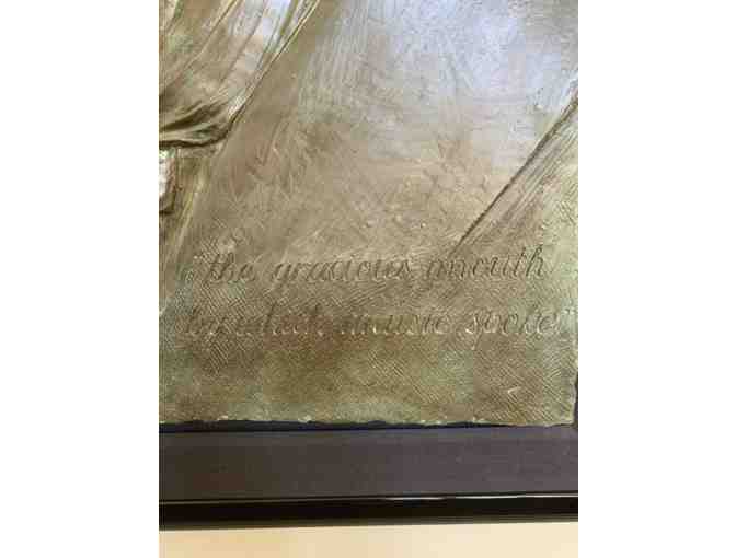 Beethoven Bonded Bronze Bas-Relief Sculpture by Bill Mack