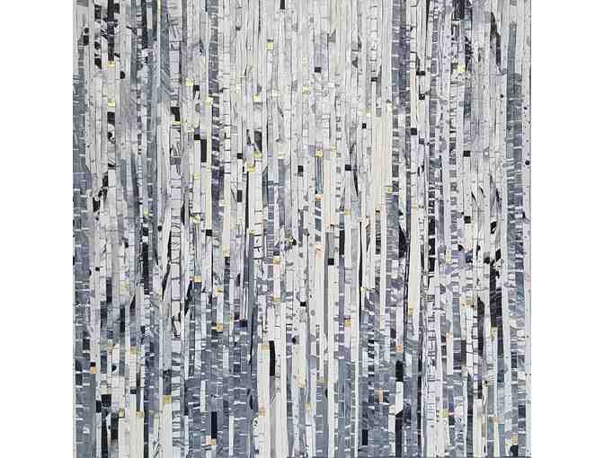 'Gold Over Gray #14' by Tara Mulder