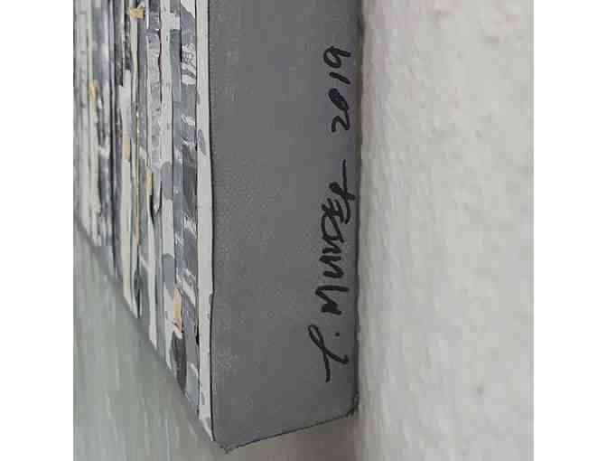 'Gold Over Gray #14' by Tara Mulder