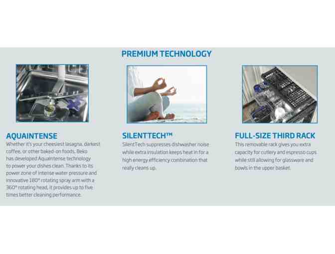 Beko Dishwasher - silent technology